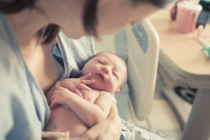 newborn and mother